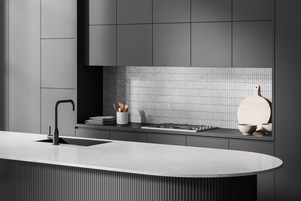 Cocina con península